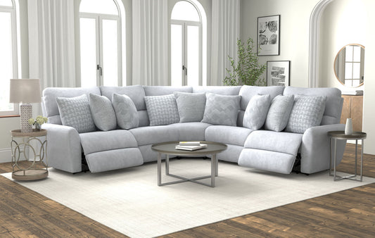 Majesty - Deep Seating Power Reclining Sectional - Hornell Furniture Outlet