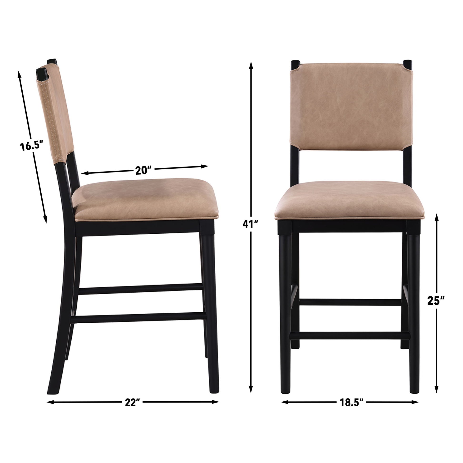 Oslo - Counter Chair (Set of 2) - Hornell Furniture Outlet