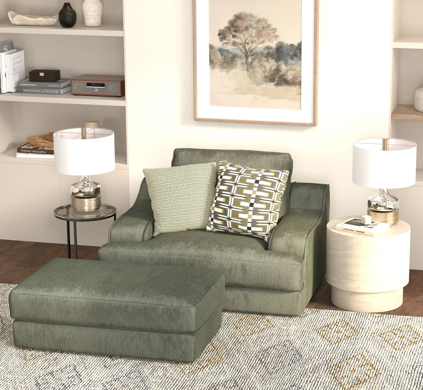 Olympus - Ottoman - Hornell Furniture Outlet
