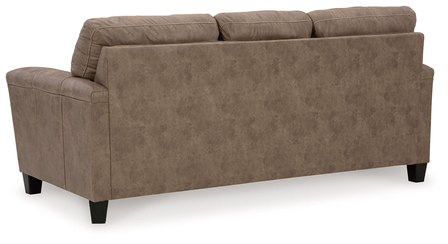 Navi - Fossil - 3 Pc. - Sofa, Loveseat, Rocker Recliner - Hornell Furniture Outlet