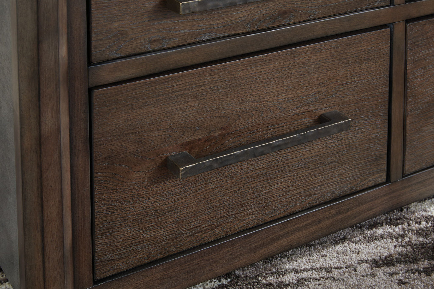 Kallenny - Brown / Gray - Square Cocktail Table - Hornell Furniture Outlet