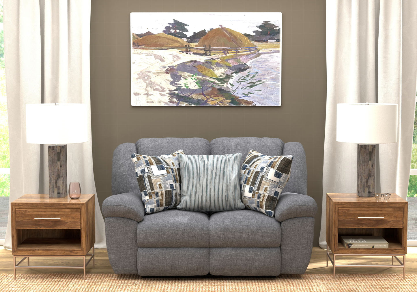 Trifecta - Reclining Loveseat - Hornell Furniture Outlet