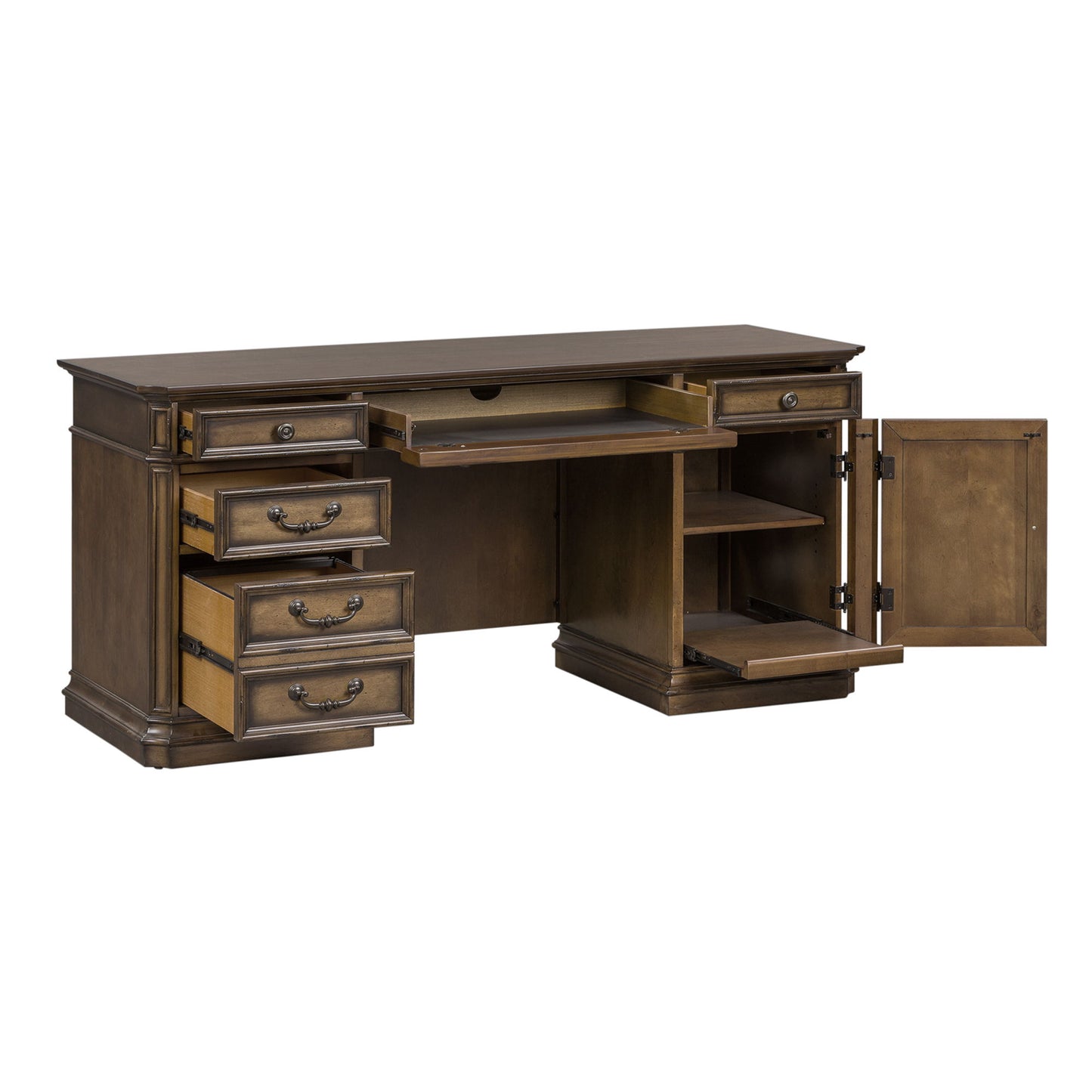 Amelia - Credenza - Dark Brown - Hornell Furniture Outlet