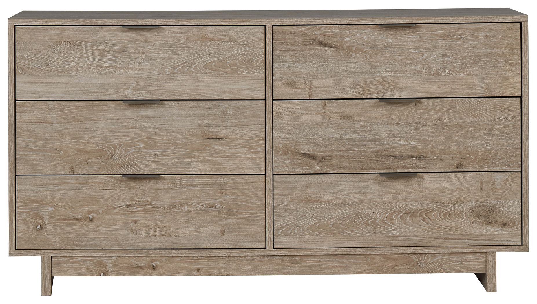 Oliah - Beige - Six Drawer Dresser - 31'' Height - Hornell Furniture Outlet