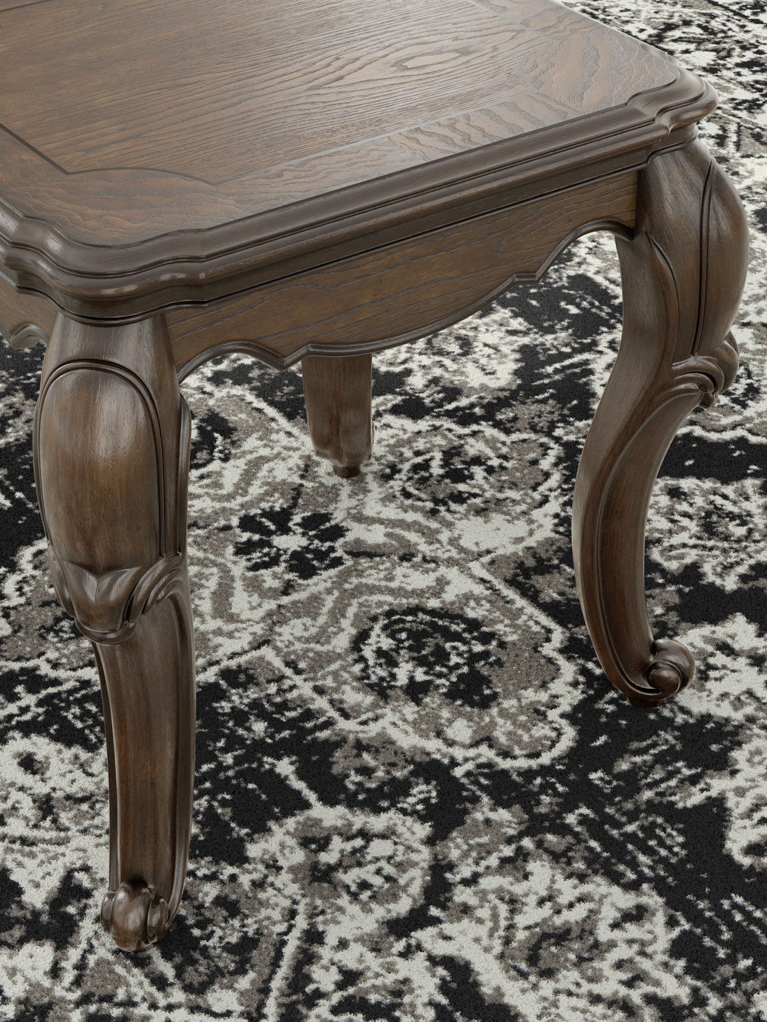 Maylee - Table With Cabriole Legs - Hornell Furniture Outlet