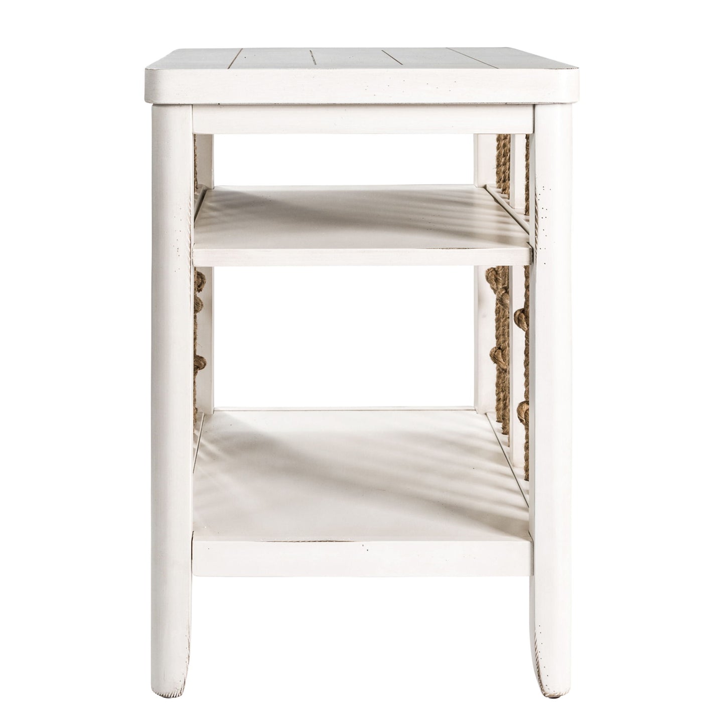 Dockside - Chair Side Table - White - Hornell Furniture Outlet