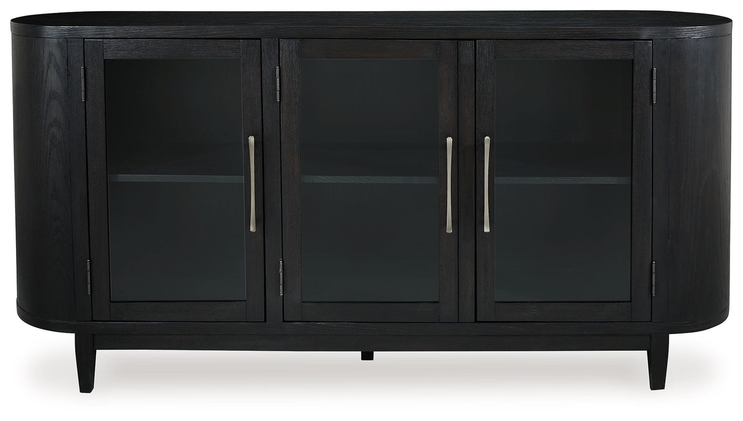 Rowanbeck - Black - Dining Room Server - Hornell Furniture Outlet