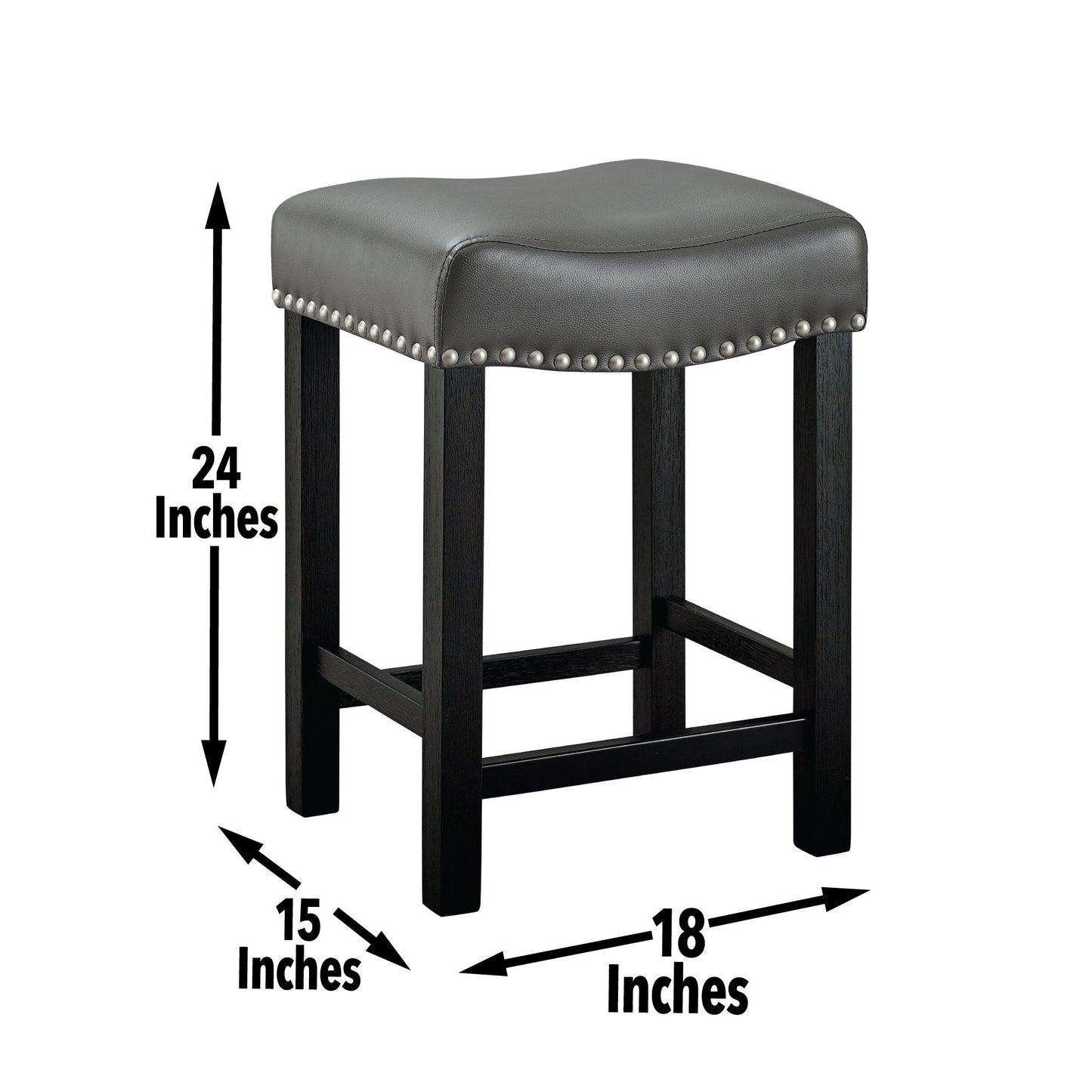 Aspen - 3 Piece Kitchen Island Set - Black - Hornell Furniture Outlet