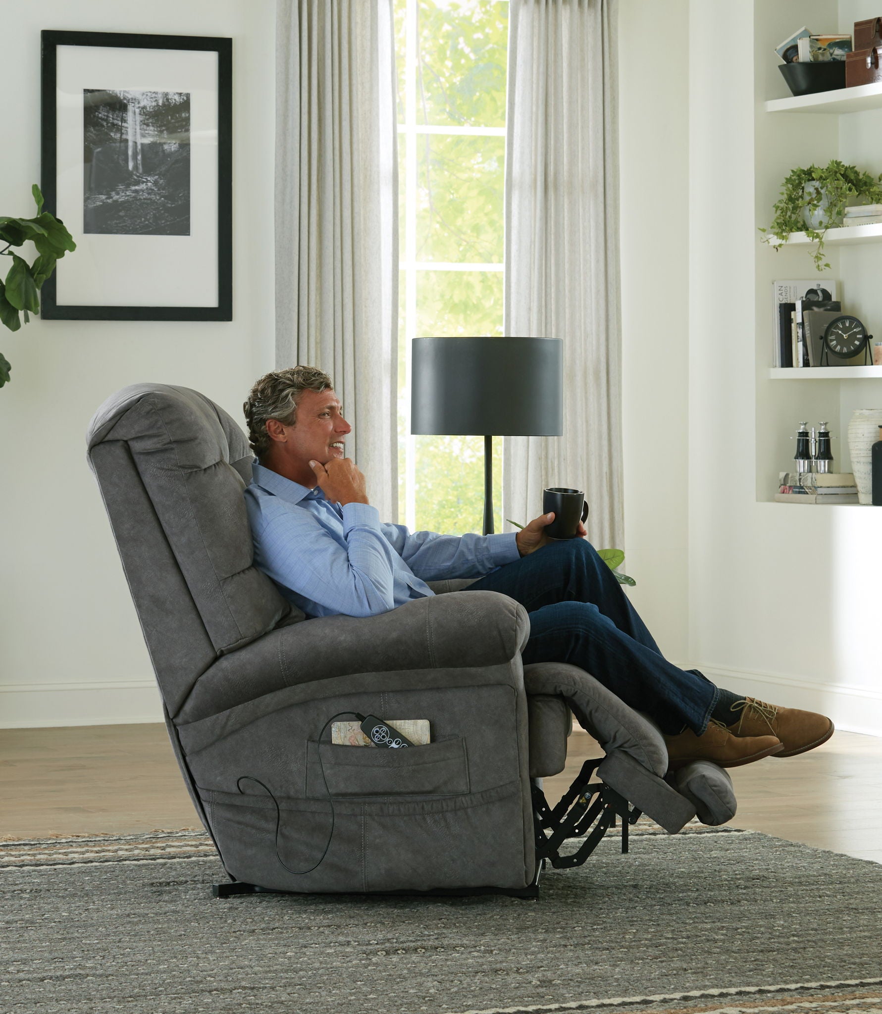 Longevity - Power Lift Reclining With Dual Motor - Hornell Furniture Outlet