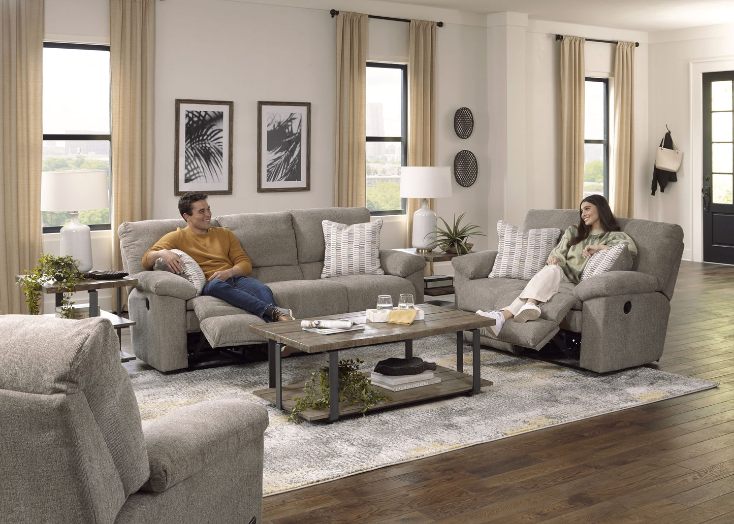 Tyler - Reclining Loveseat - Hornell Furniture Outlet