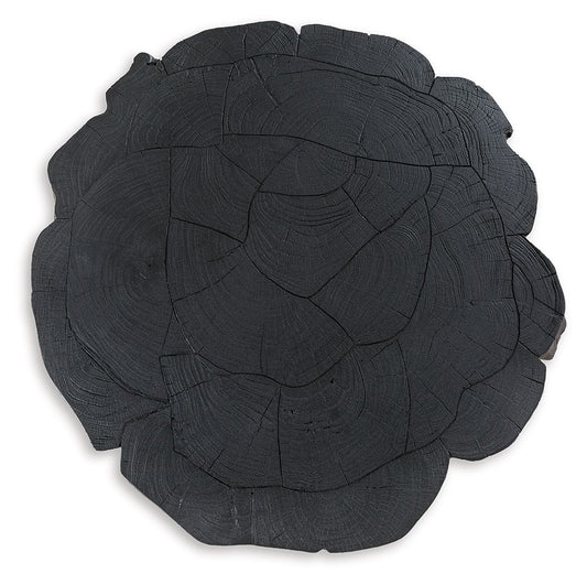 Wimbell - Black - Round Cocktail Table - Hornell Furniture Outlet