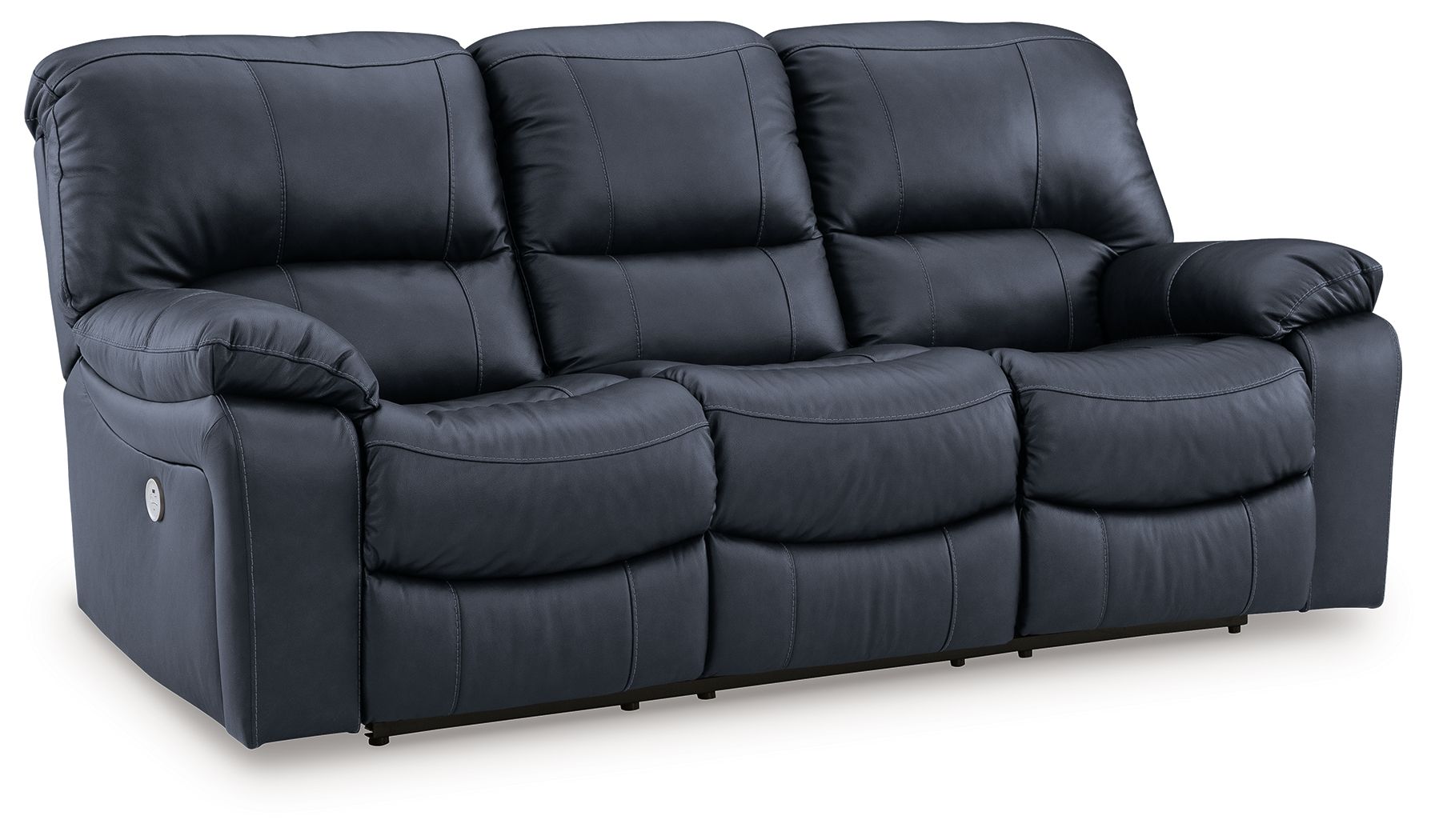 Leesworth - Ocean - 3 Pc. - Power Reclining Sofa, Power Reclining Loveseat, Power Rocker Recliner - Hornell Furniture Outlet