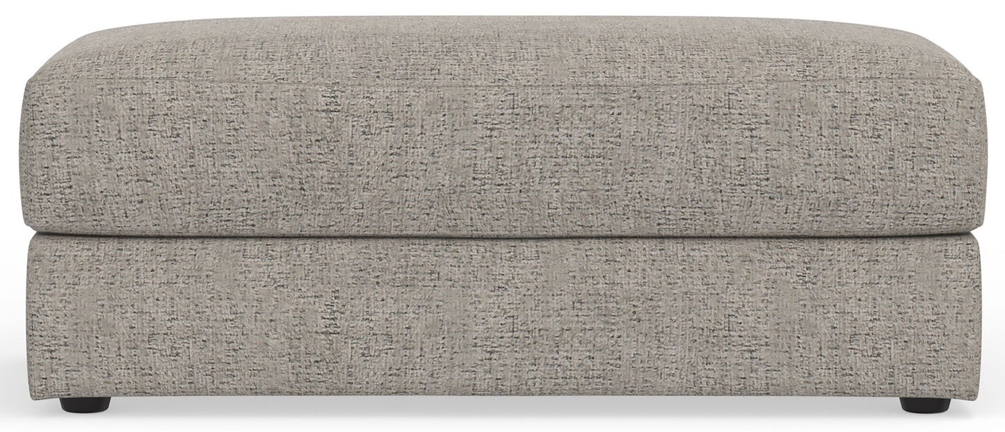 Zeke - Ottoman - Cloud - Hornell Furniture Outlet