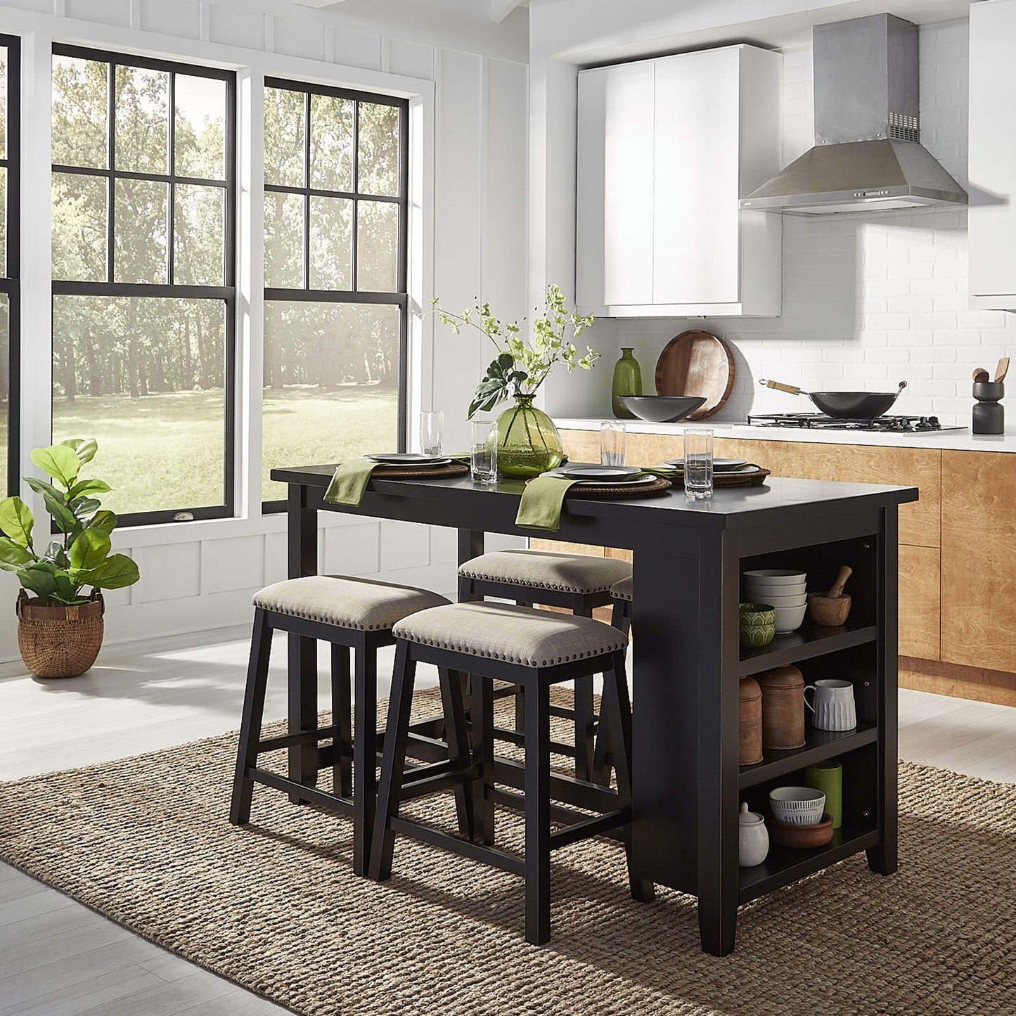 Brook Creek - Counter Set - Hornell Furniture Outlet