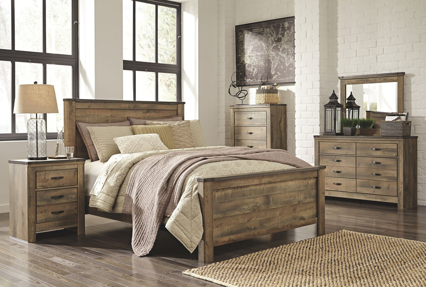 Trinell - Panel Bed - Hornell Furniture Outlet