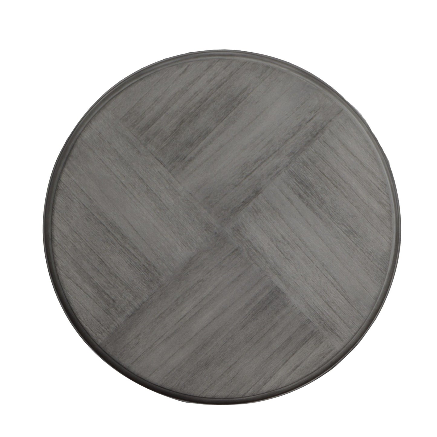 Alamo - Round End Table - Gray - Hornell Furniture Outlet