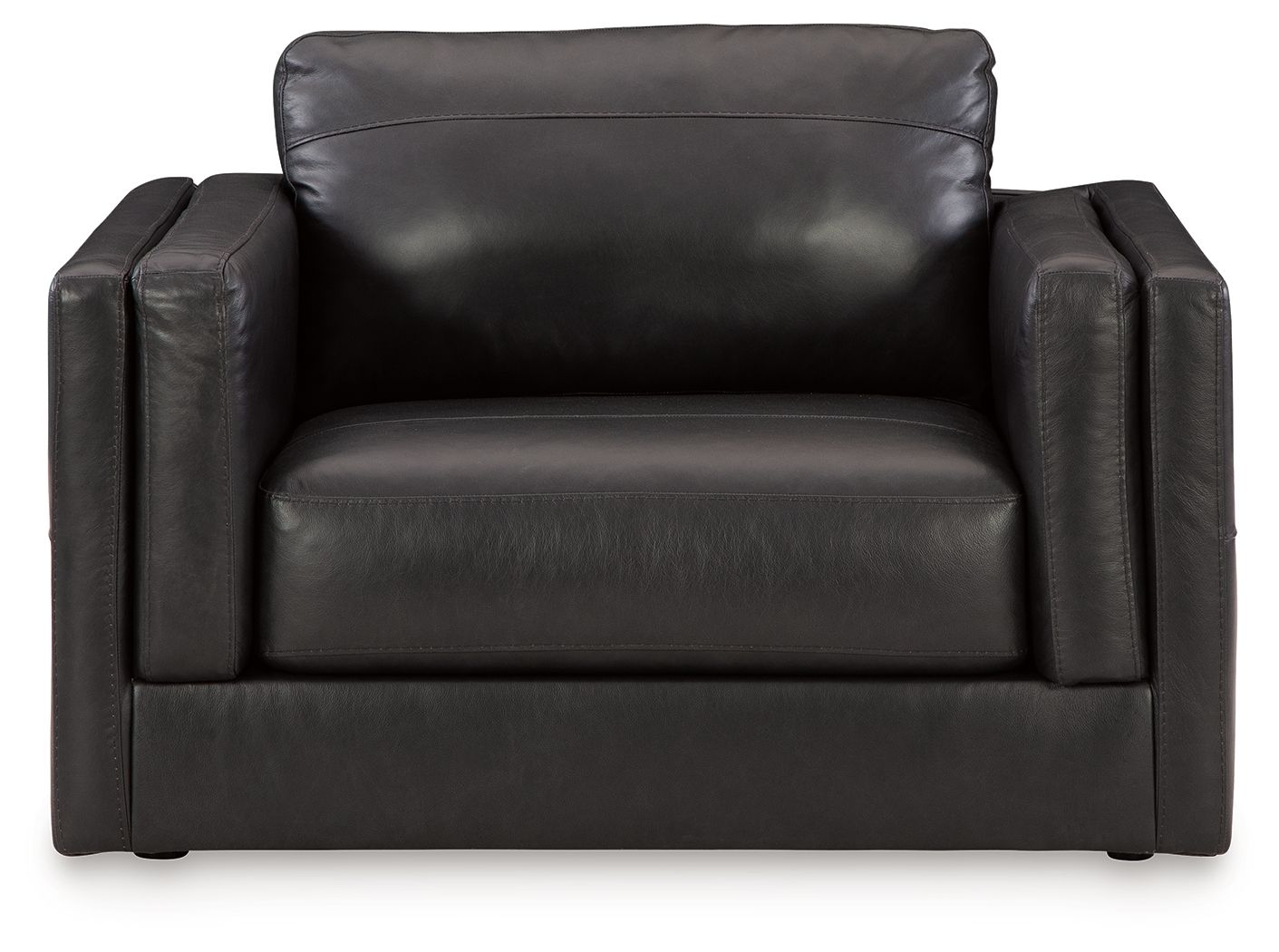 Amiata - Onyx - Chair And A Half - Hornell Furniture Outlet