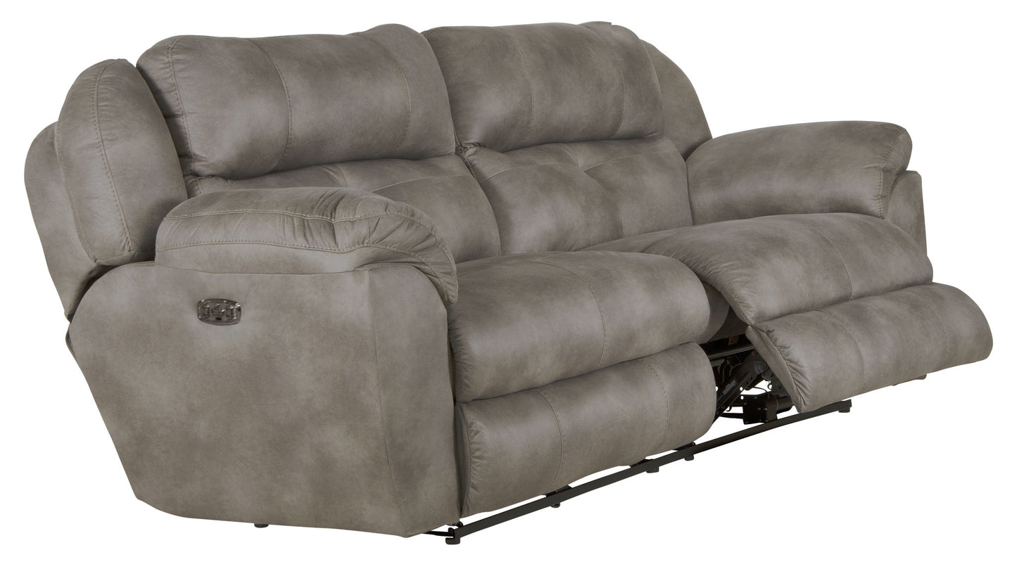 Ferrington - Power Lay Flat Reclining Sofa with Power Adjustable Headrest & Lumbar - Hornell Furniture Outlet