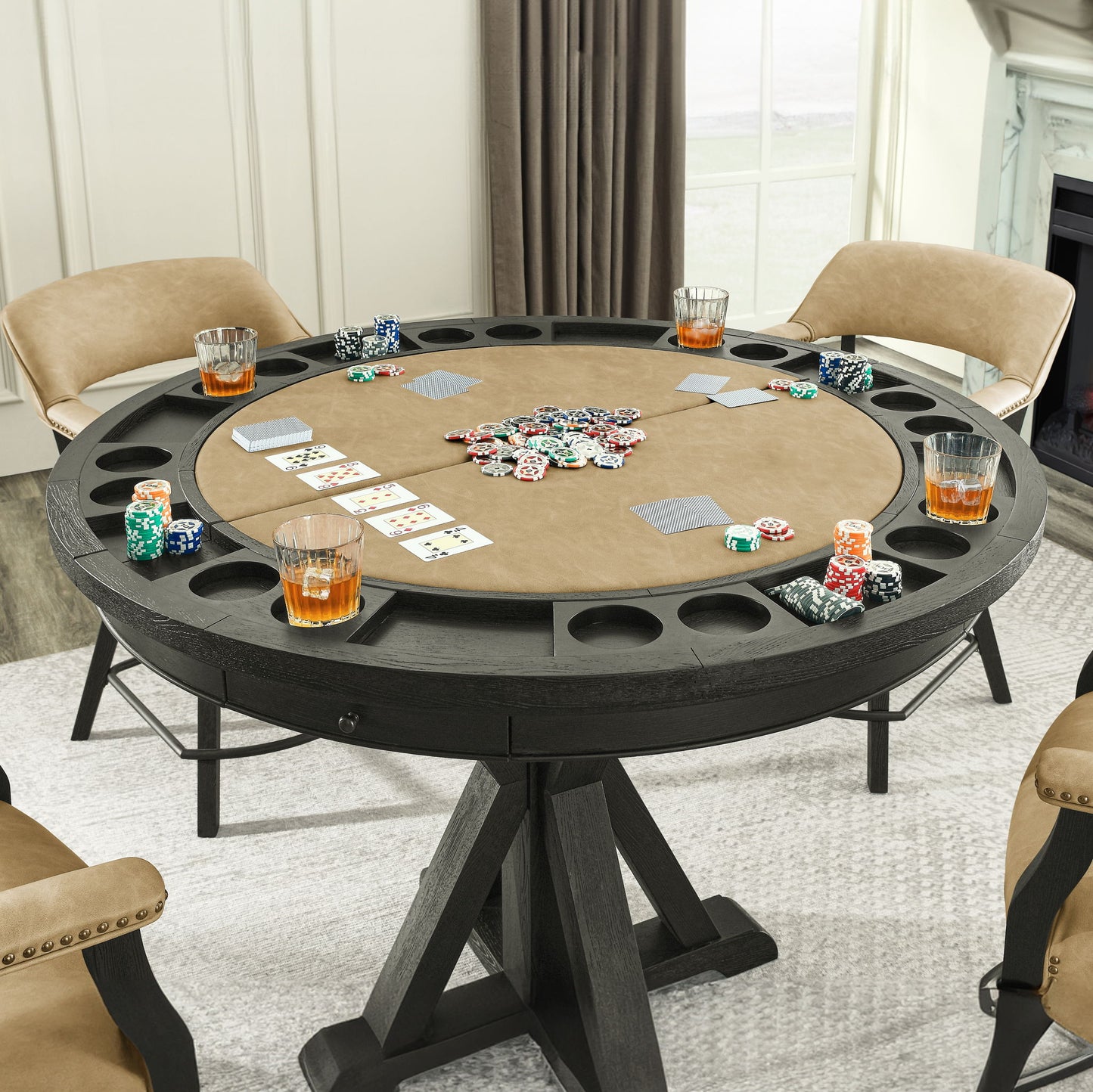 Rylie - Counter Table With Game Top - Hornell Furniture Outlet