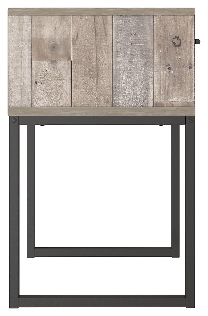 Neilsville - Whitewash - One Drawer Night Stand - Vinyl - Wrapped - Hornell Furniture Outlet