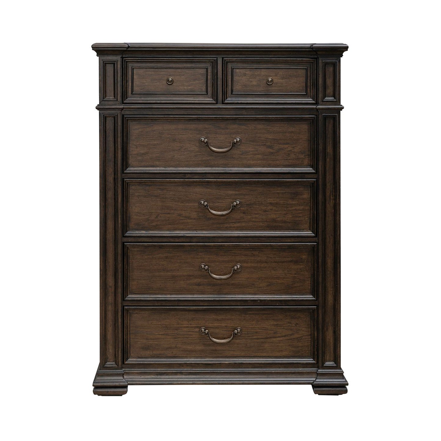 Provence Park - 6 Drawer Chest - Brown - Hornell Furniture Outlet