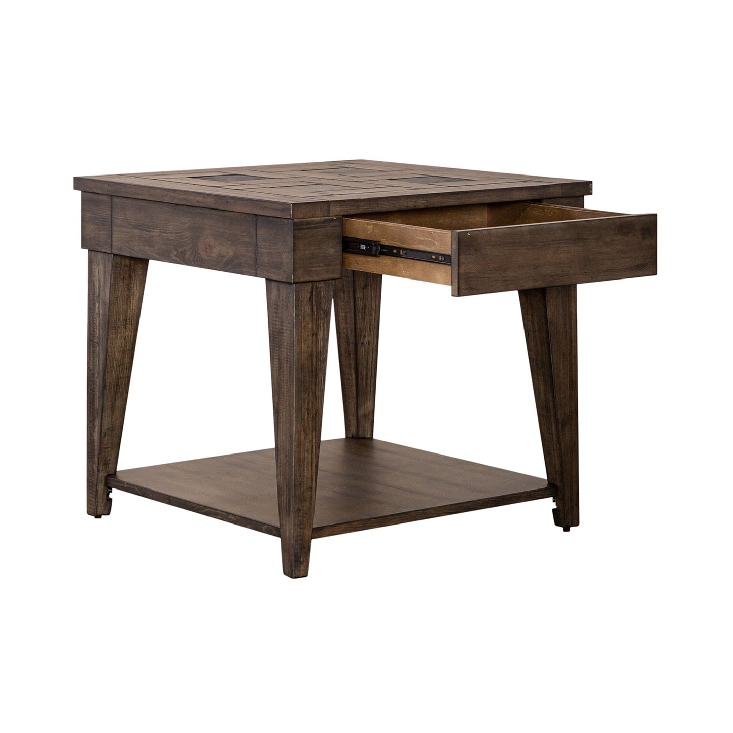 Arrowcreek - End Table - Dark Brown - Hornell Furniture Outlet