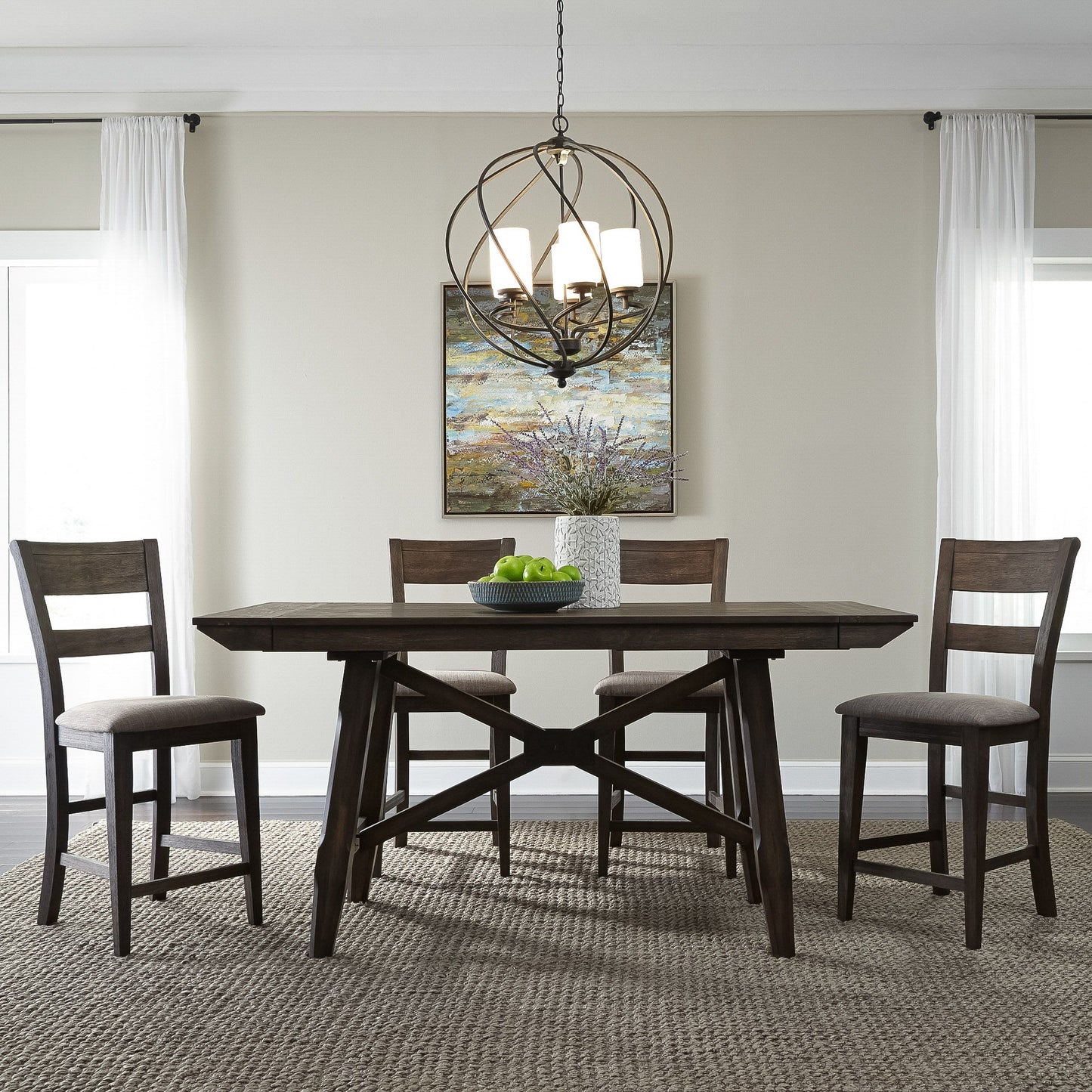 Double Bridge - Gathering Table Set - Hornell Furniture Outlet