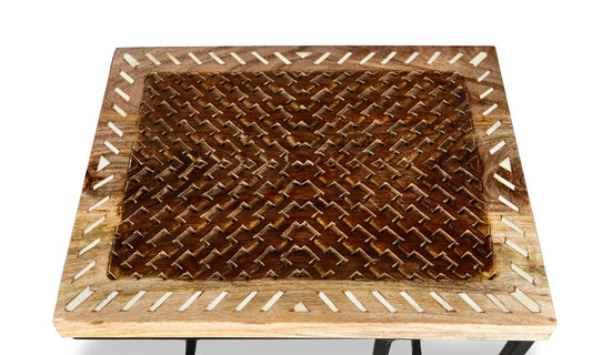 Parris - Sofa Server Table - Light Brown - Hornell Furniture Outlet