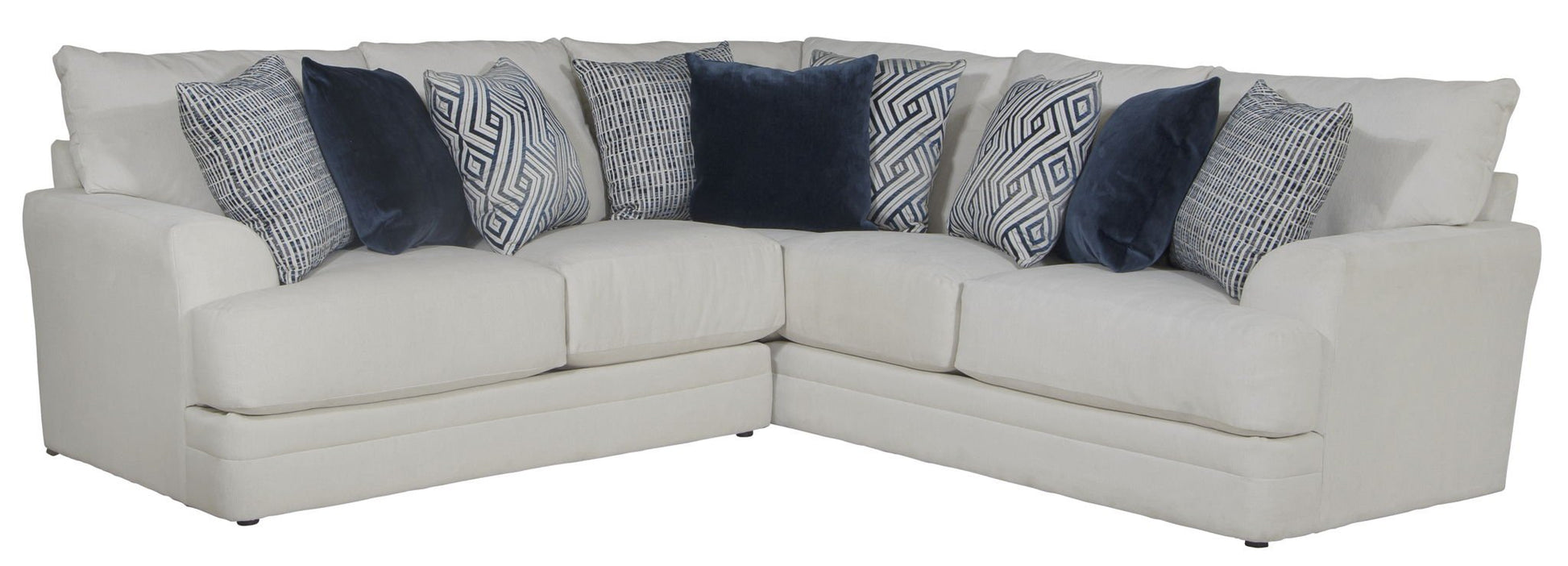 Polaris - Sectional With Comfort Coil Seating And Accent Pillows Included - Hornell Furniture Outlet