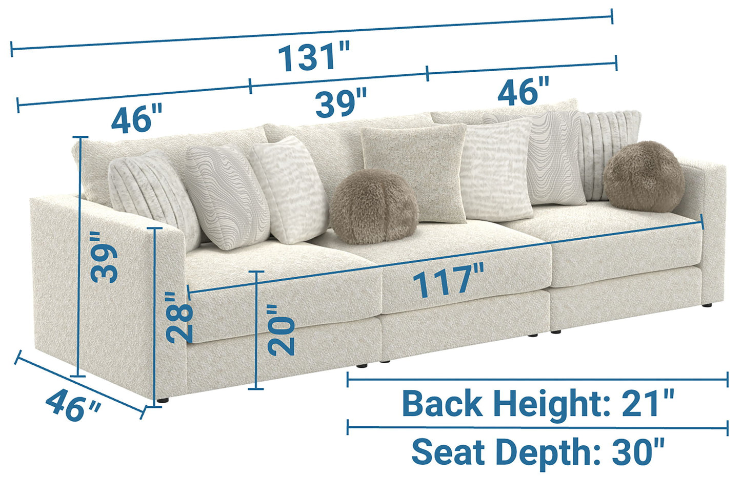 Ritzy - Modular Sofa - Hornell Furniture Outlet