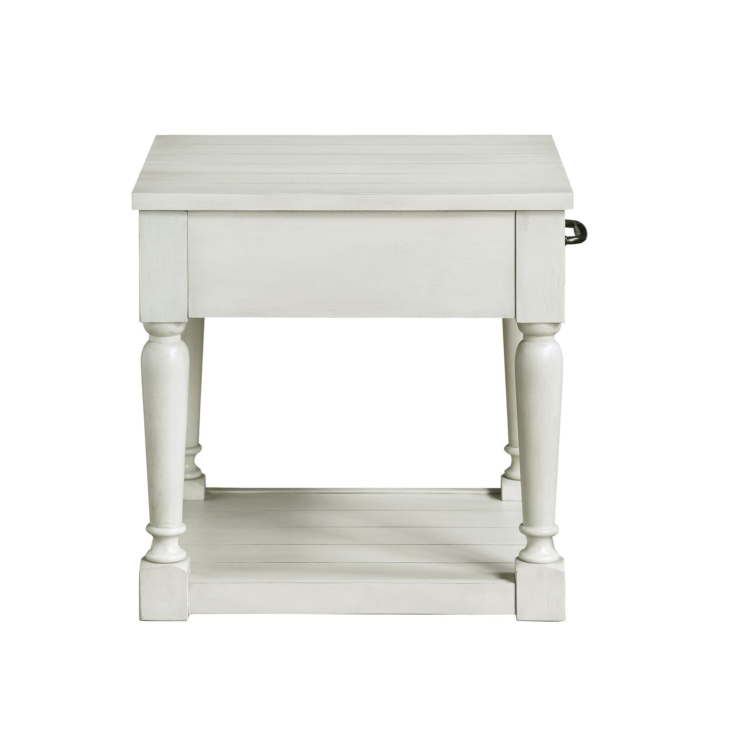 Hemingway - End Table - White - Hornell Furniture Outlet