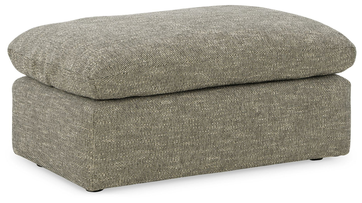 Dramatic - Granite - Ottoman - Hornell Furniture Outlet