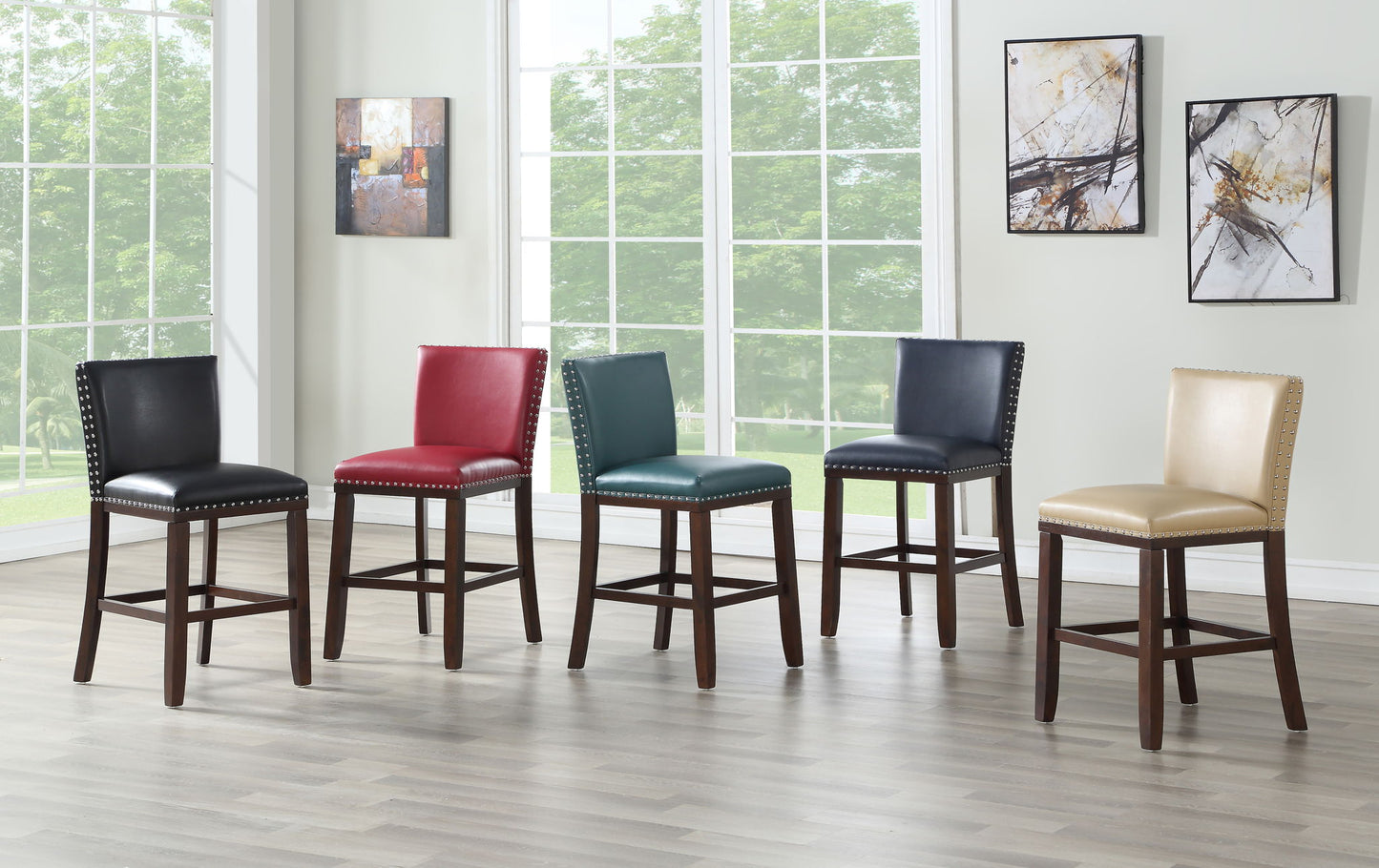 Tiffany - Counter Chair (Set of 2) - Hornell Furniture Outlet