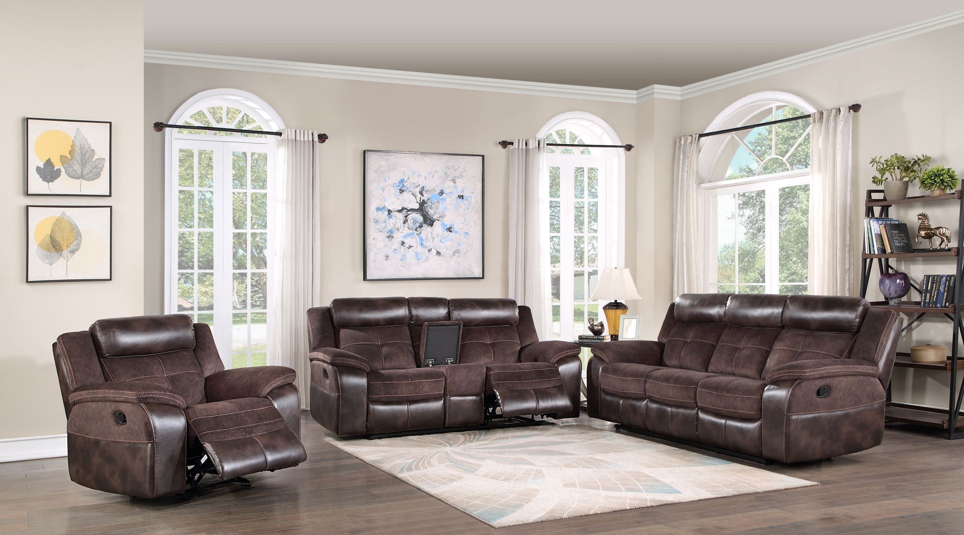 Pueblo - Reclining Living Room Set - Hornell Furniture Outlet