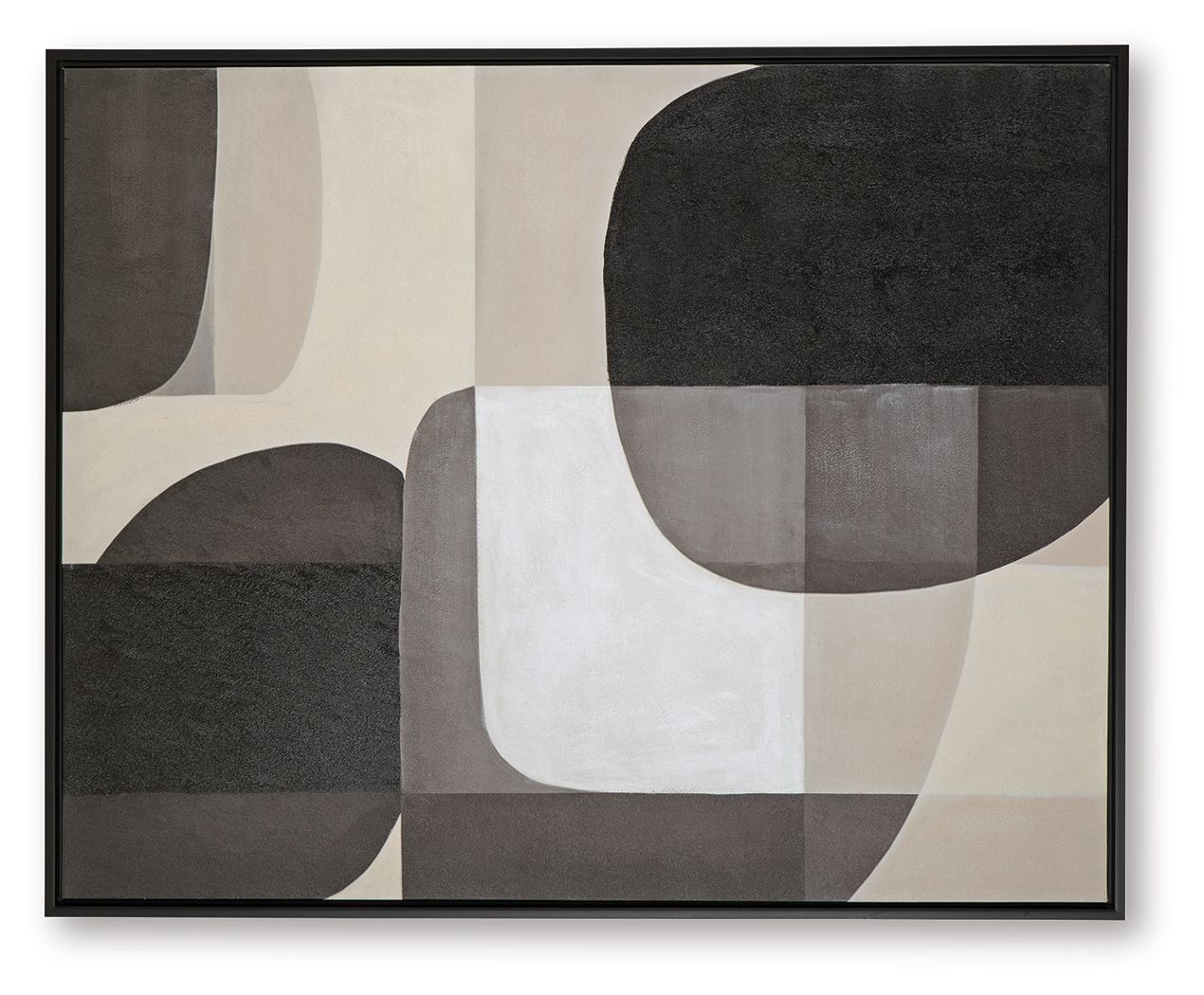 Kesleigh - Black / White - Wall Art - Hornell Furniture Outlet
