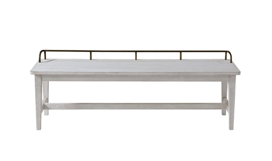 Pendleton - Dining Bench - White - Hornell Furniture Outlet