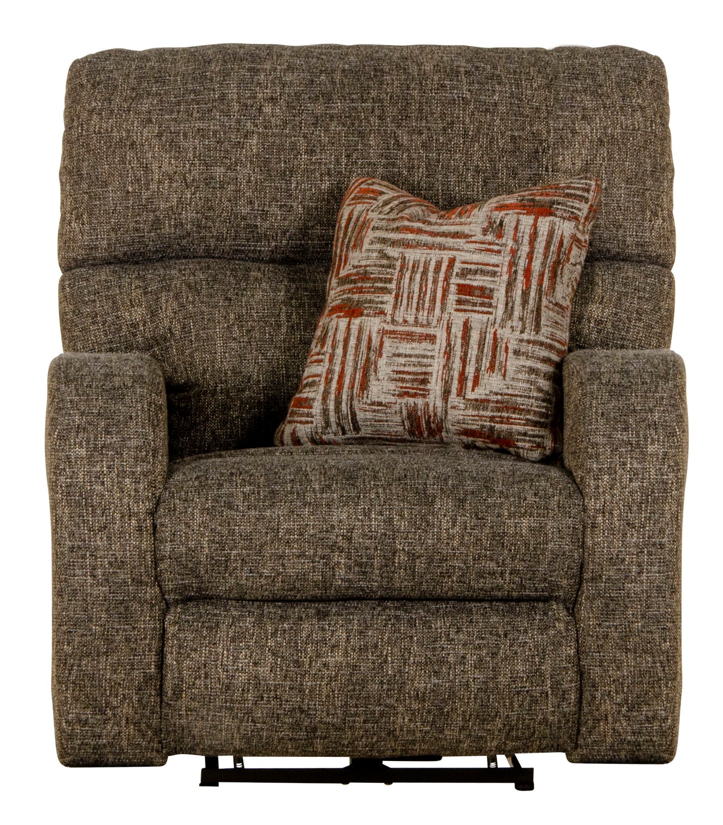 Liam - Power Headrest Power Lay Flat Recliner - Coal - Hornell Furniture Outlet