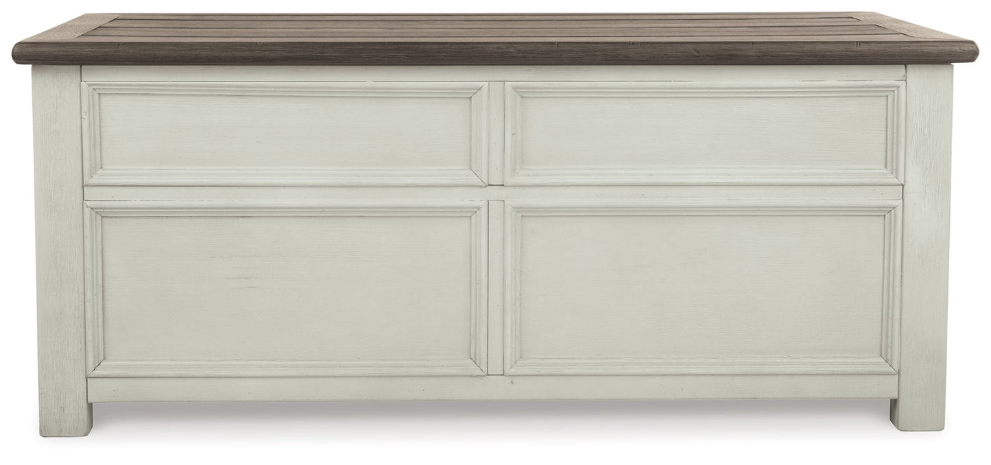 Bolanburg - White / Brown / Beige - Lift Top Cocktail Table - Hornell Furniture Outlet