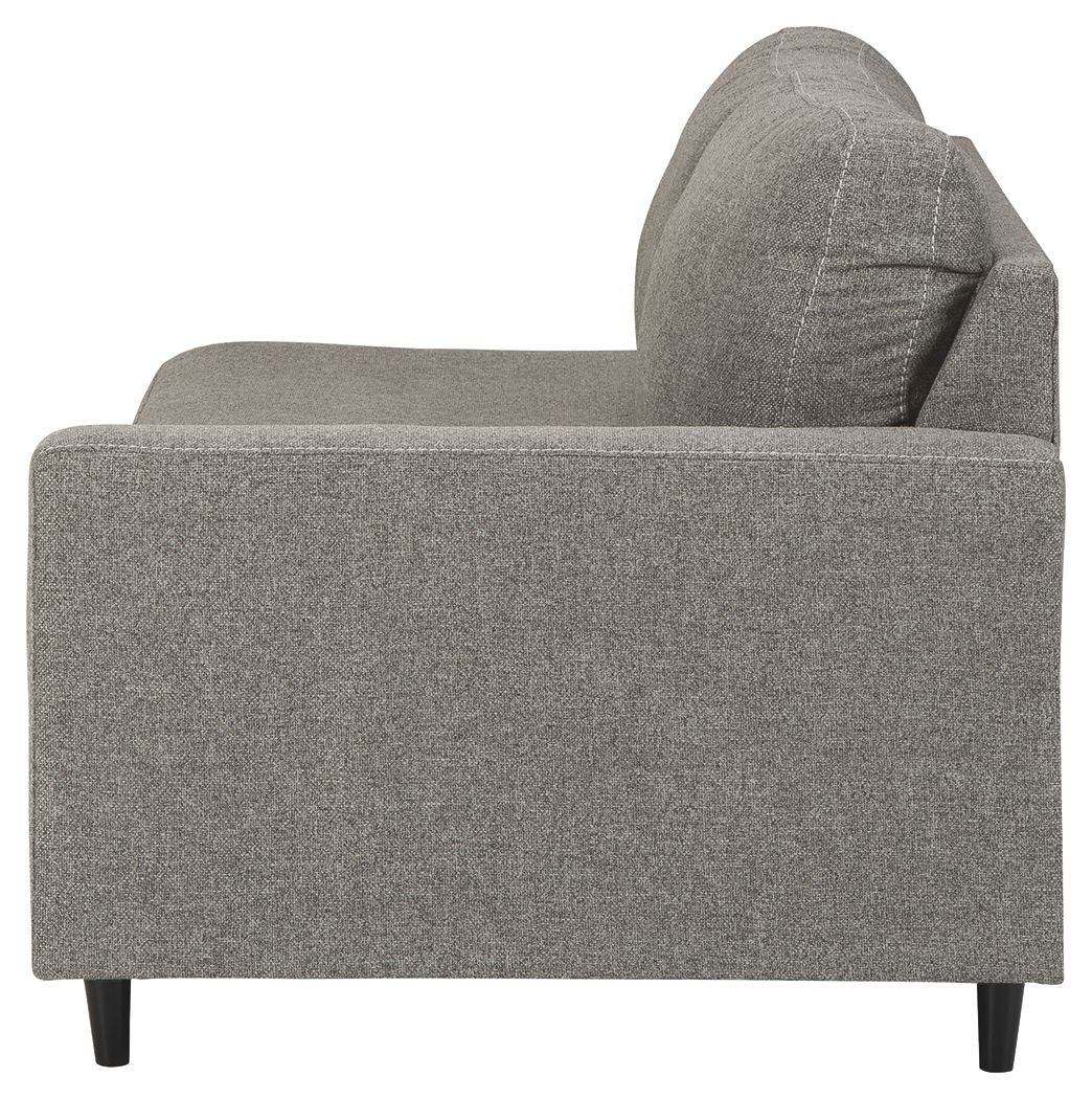 Lyman - Graphite - RAF Corner Chaise - Hornell Furniture Outlet