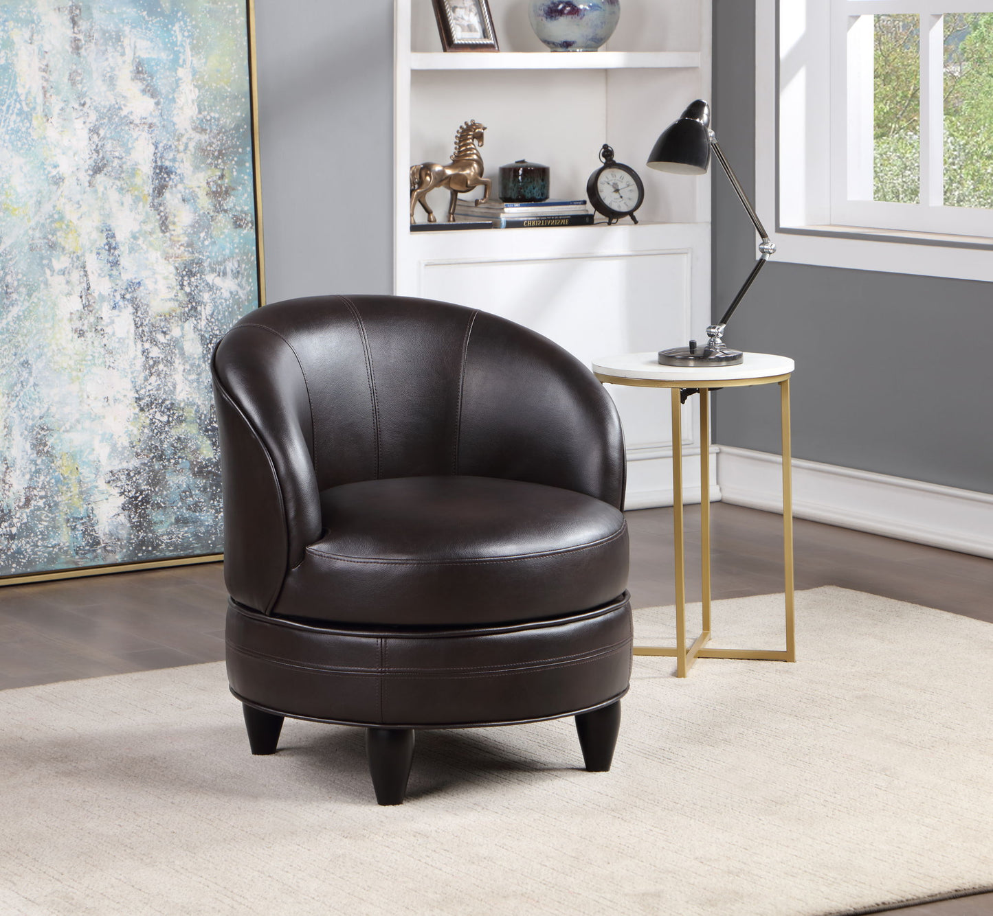 Sophia - Swivel Chair - Hornell Furniture Outlet