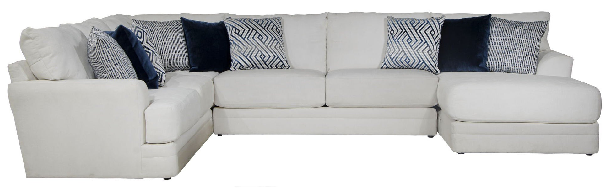 Polaris - Sectional With Comfort Coil Seating And Accent Pillows Included - Hornell Furniture Outlet