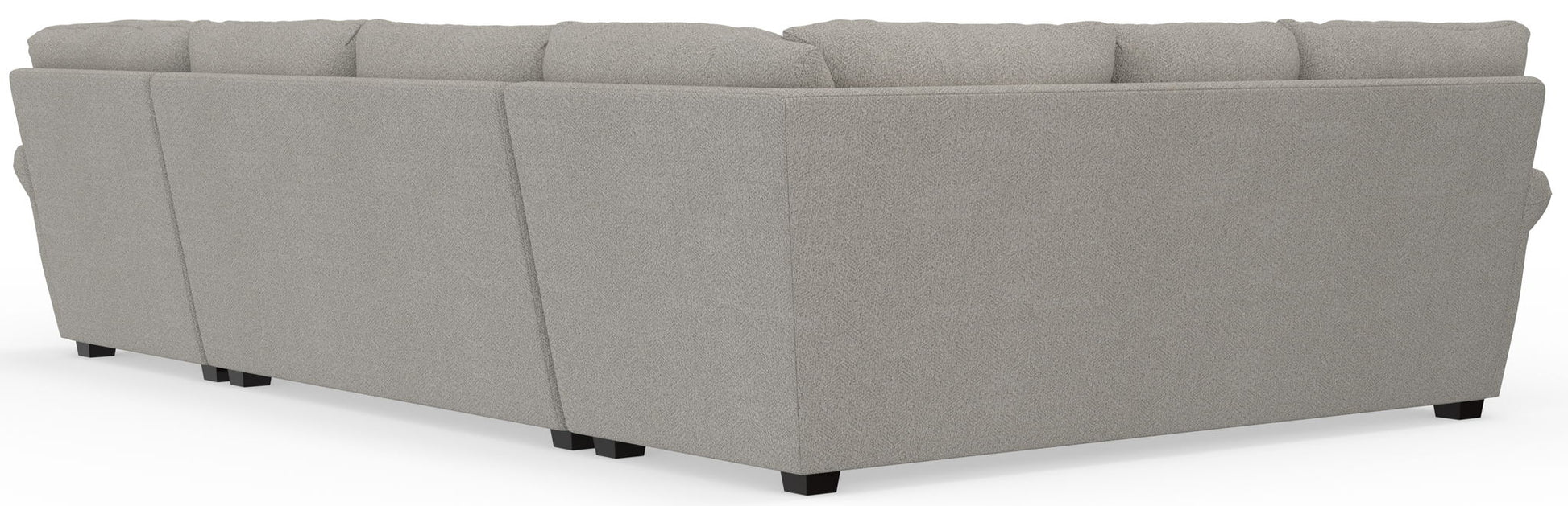 Livingston - Sectional With Comfort Coil Seating, 40" Cocktail Ottoman And Accent Pillows Included - Hornell Furniture Outlet