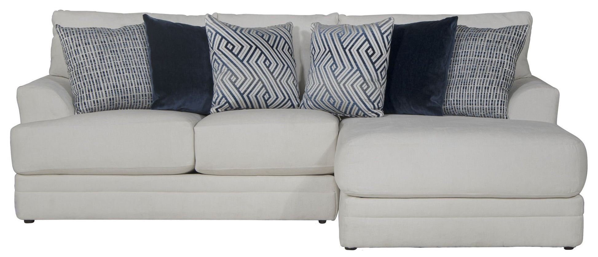 Polaris - Sectional With Comfort Coil Seating And Accent Pillows Included - Hornell Furniture Outlet