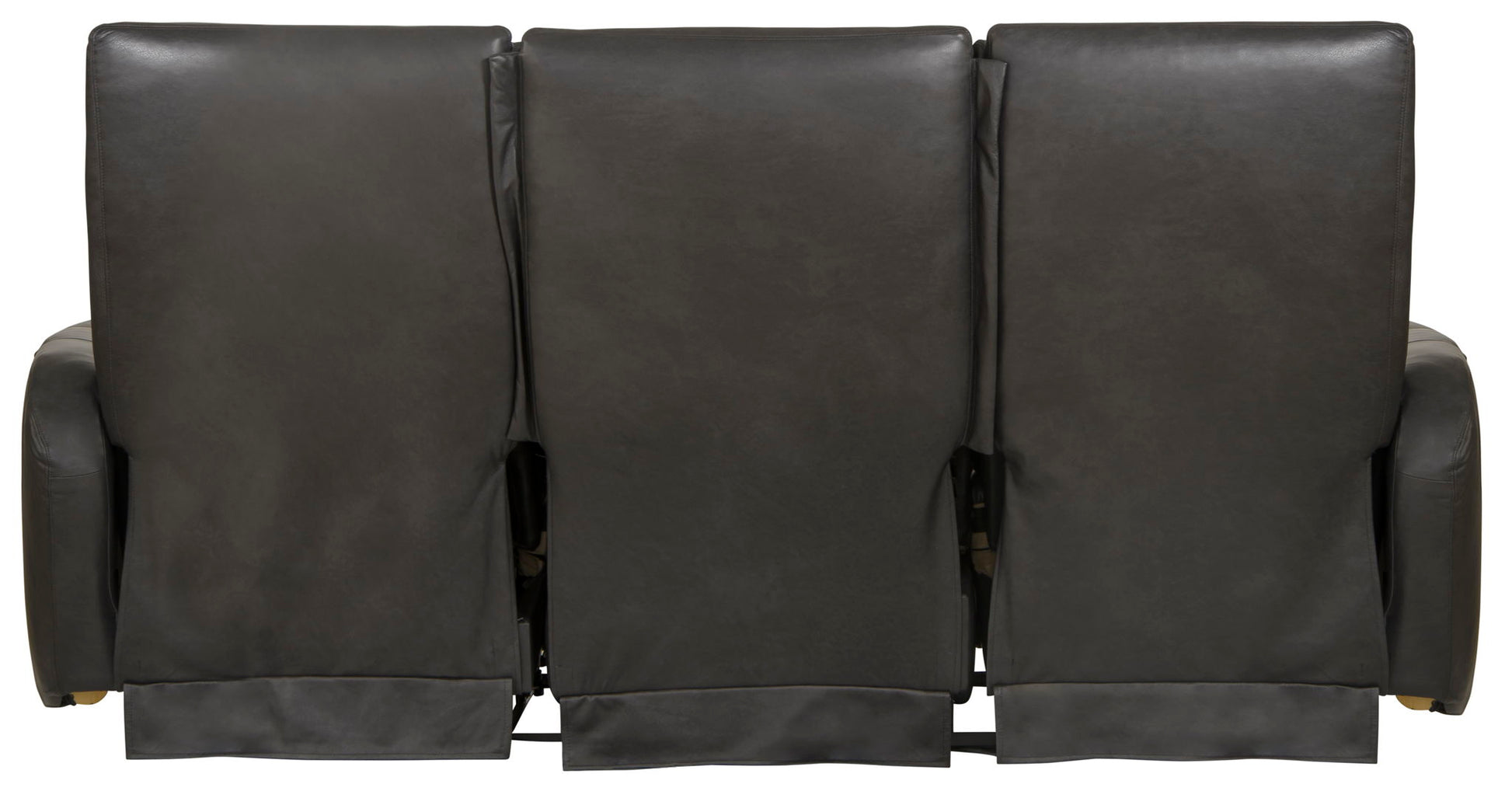 Bosa - Leather Power Reclining Sofa - Charcoal - Hornell Furniture Outlet