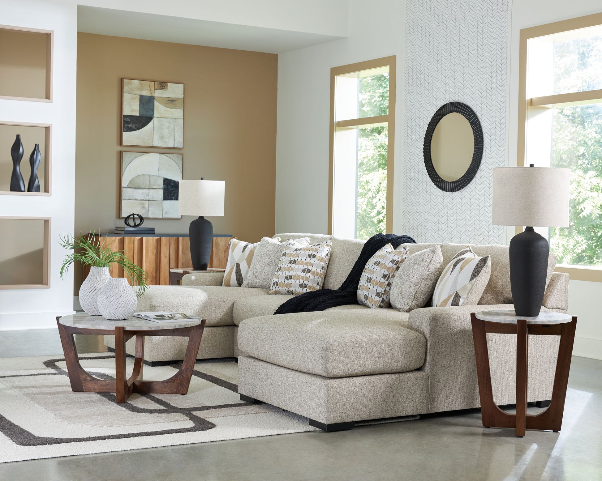 LaureLGrove - Sectional - Hornell Furniture Outlet