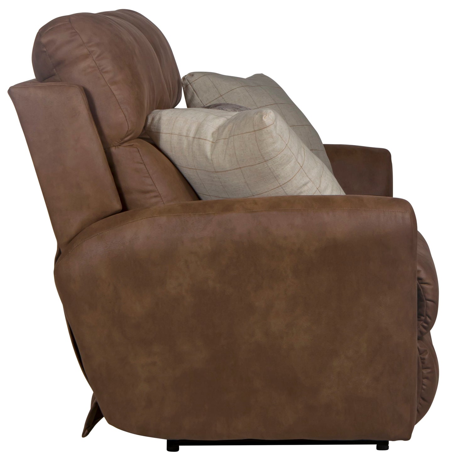 Justine - Lay Flat Reclining Loveseat - Burlap - Hornell Furniture Outlet