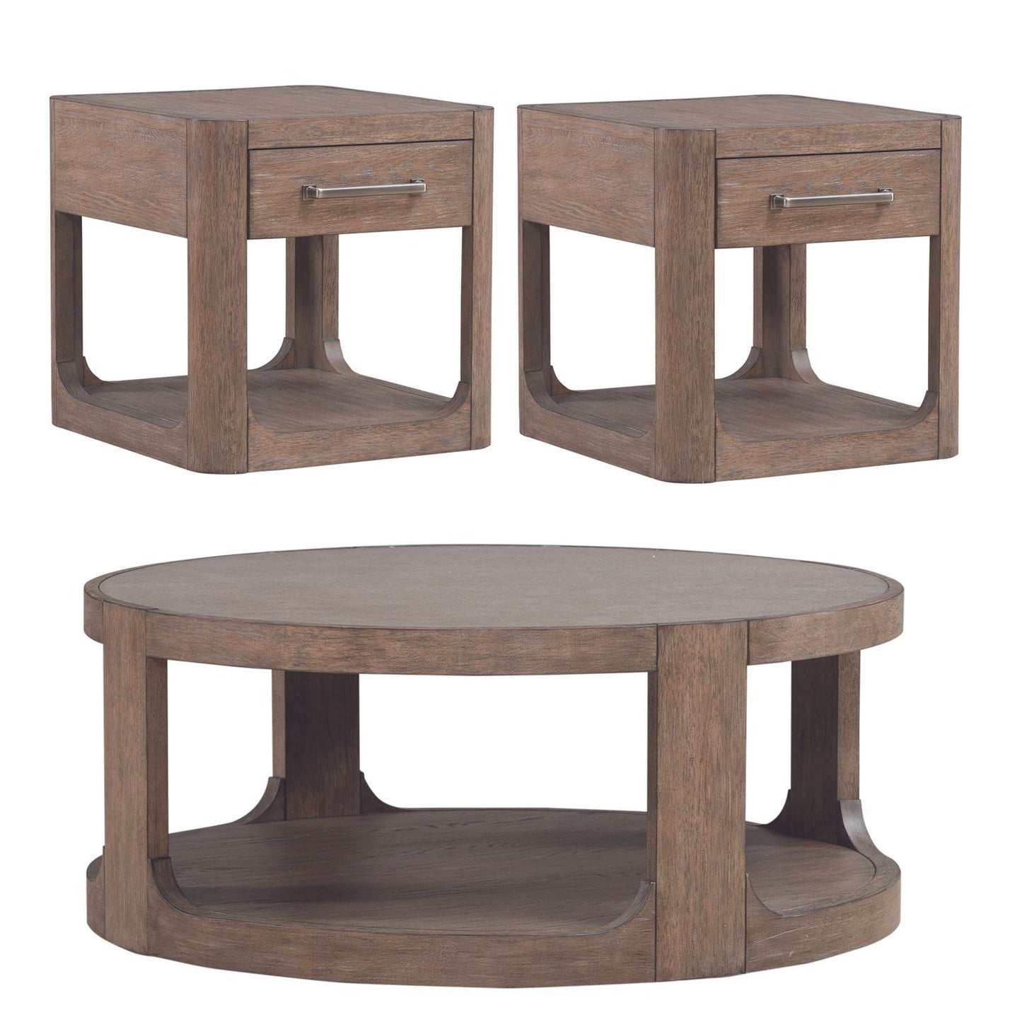 South Bend - Optional 3 Piece Set - Brown - Hornell Furniture Outlet