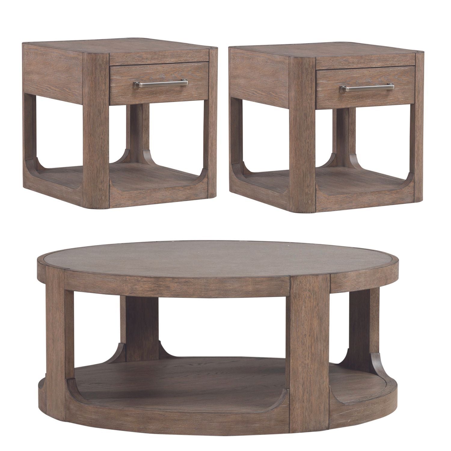 South Bend - Optional 3 Piece Set - Brown - Hornell Furniture Outlet
