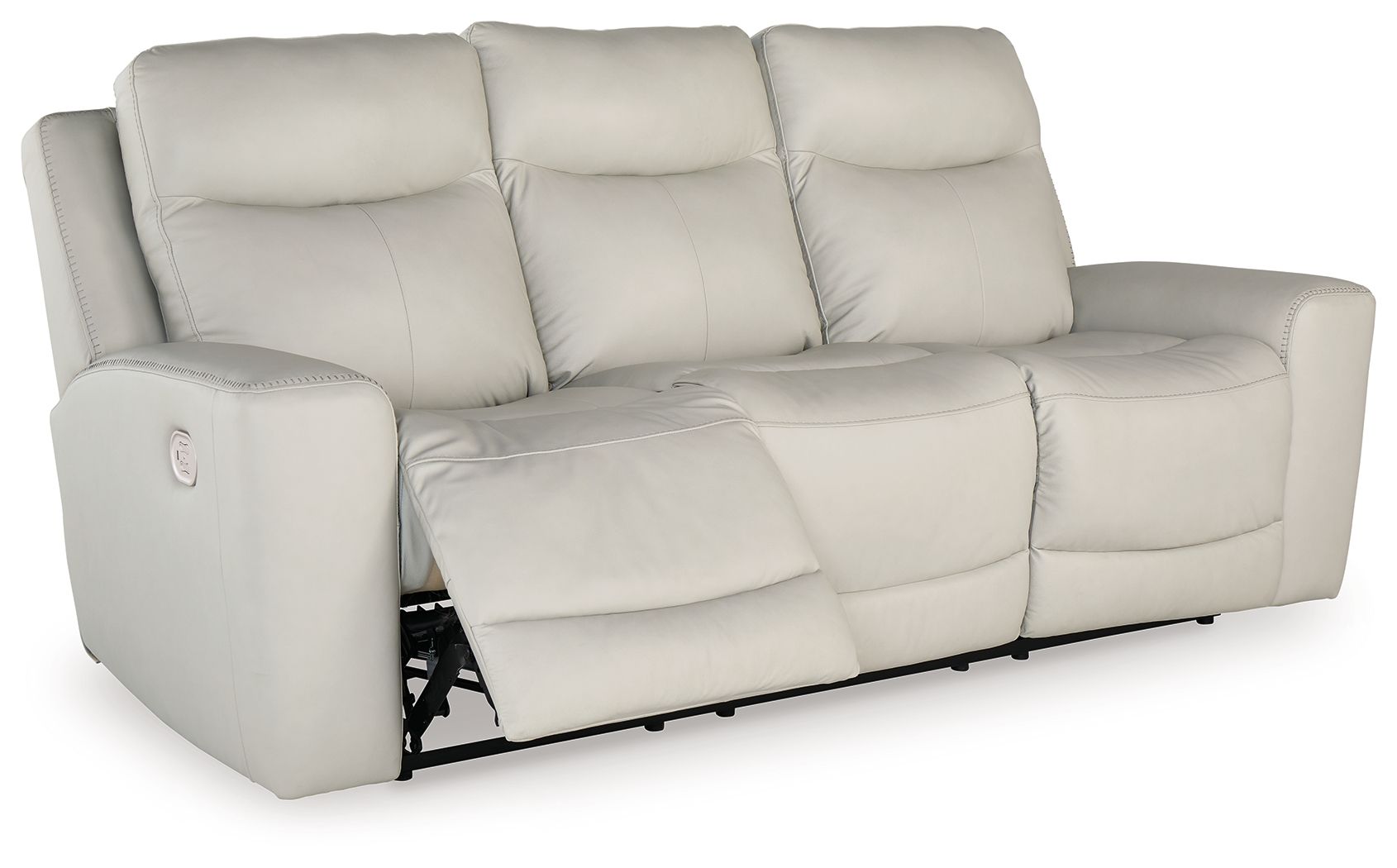 Mindanao - Coconut - 3 Pc. - Power Reclining Sofa, Power Reclining Loveseat With Console, Power Recliner - Hornell Furniture Outlet