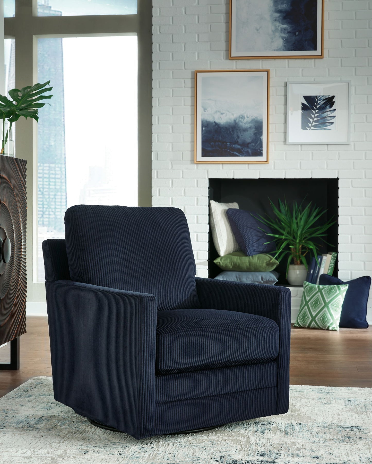 Icaman - Swivel Chair - Hornell Furniture Outlet
